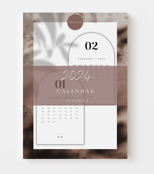 Calendar Insert 2024