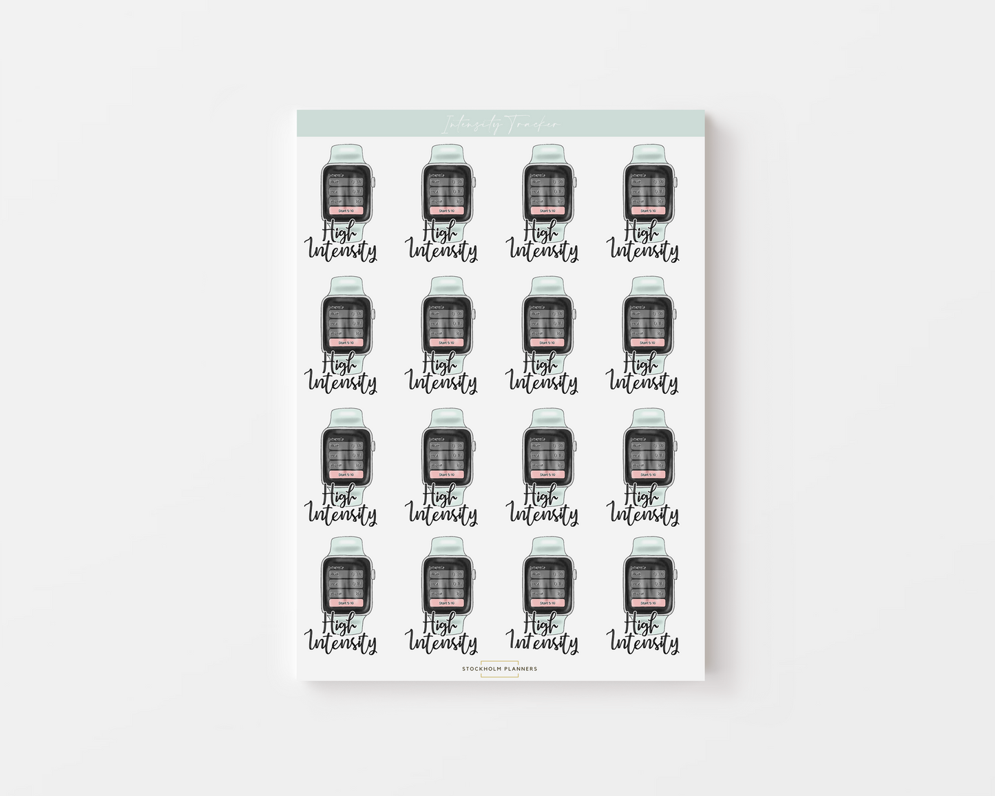 High Intensity Tracker Stickers